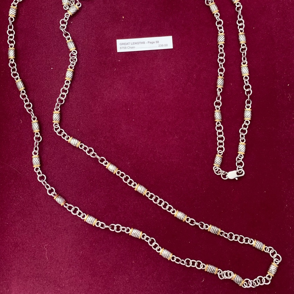 Park Lane “Great Lengths” long chain. Yurman like.